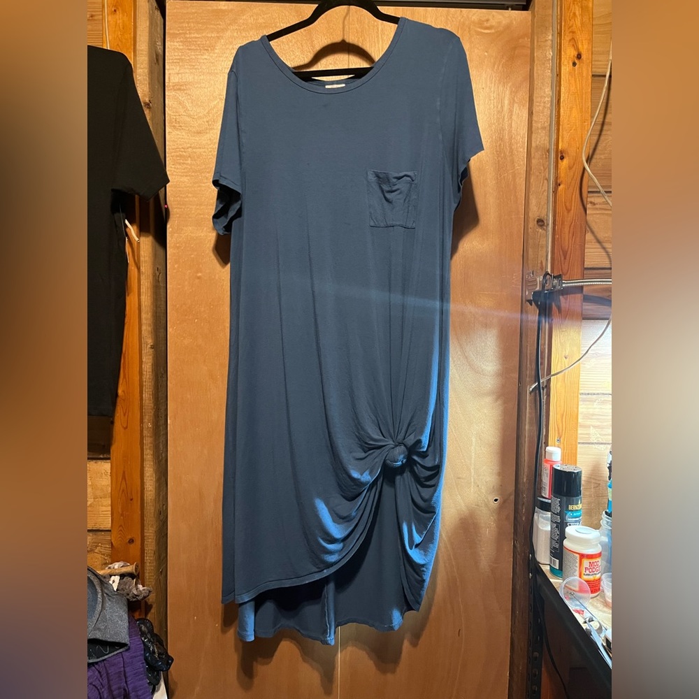 LulaRoe Carly 3XL blue